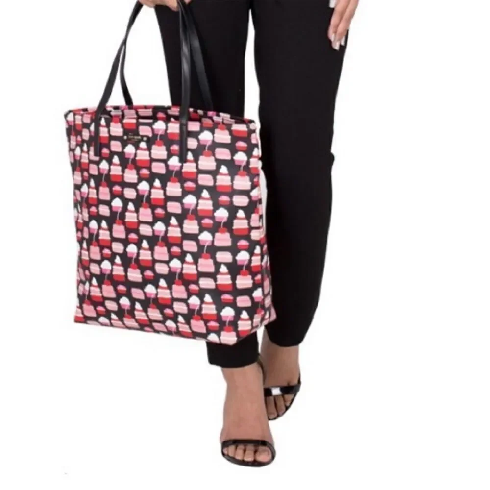 Kate Spade Tote new without tags cupcake pattern